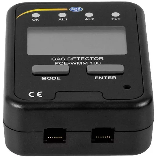 PCE Instruments Széndioxid mérő 0 - 50000 ppm Oxigénmérő készülék, Hőmérsékletmérő funkcióval, Falra szerelhető Kalibráció Gyári standard (tanúsítvány nélkül)