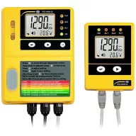   PCE Instruments Széndioxid mérő 0 - 50000 ppm Hőmérsékletmérő funkcióval Kalibráció Gyári standard (tanúsítvány nélkül)