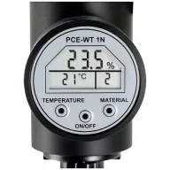   PCE Instruments Anyagnedvesség mérő Mérési tartomány (fa nedvességtartalom) 8 - 30 % Hőmérsékletmérés