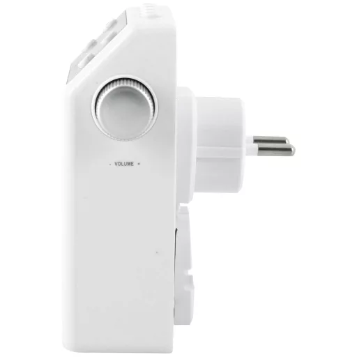 soundmaster DAB60WE Dugalj rádió DAB+, URH Bluetooth®, USB Kihangosító funkció, Mikrofonnal, Fröccsenő víz ellen védett, Ébresztő funkció, Újratölthető Fehér