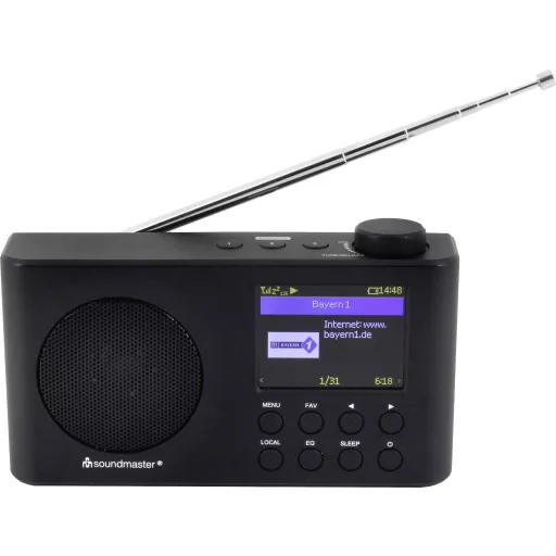 Asztali internetrádió, DAB+, URH, Bluetooth, WLAN, Soundmaster IR6500SW
