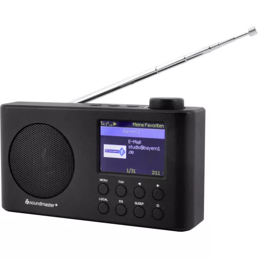 Asztali internetrádió, DAB+, URH, Bluetooth, WLAN, Soundmaster IR6500SW