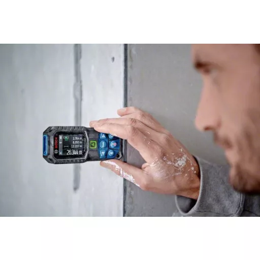 Bosch Professional GLM 50-27 CG Lézeres távolságmérő Kalibráció (ISO) Állványadapter, 6,3 mm (1/4), Bluetooth-os, Dokumentiációs alkalmazás 50 m