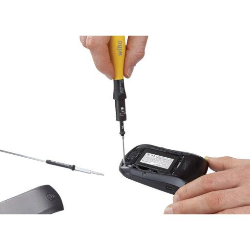 Wiha TorqueVario®-S ESD Forgatónyomatékos csavarhúzó Műhely, Elektronika- és finommechanika 14 részes 0.4 - 1 Nm DIN EN ISO 6789