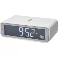  TFA Dostmann 60.2560.02 Rádiójel vezérlésű Ébresztőóra Fehér Riasztási idők 1