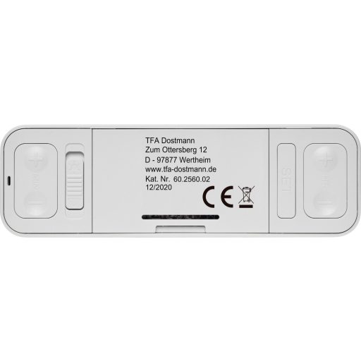TFA Dostmann 60.2560.02 Rádiójel vezérlésű Ébresztőóra Fehér Riasztási idők 1