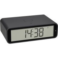   TFA Dostmann 60.2560.10 Rádiójel vezérlésű Ébresztőóra Antracit Riasztási idők 1