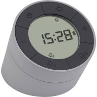   TFA Dostmann 60.2029.10 Kvarc Ébresztőóra Szürke, Antracit Riasztási idők 2