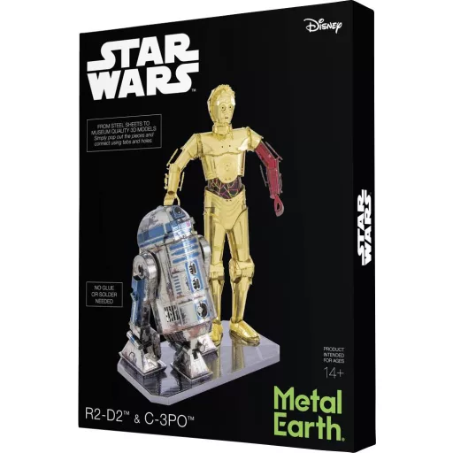 Metal Earth Star Wars Set C-3PO + R2D2 Fém építőkészlet