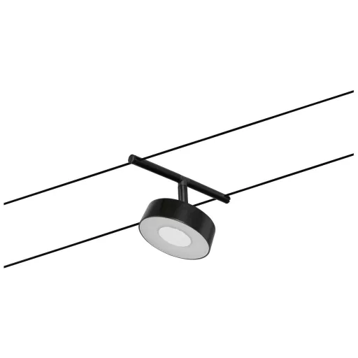 Paulmann WS DC Circle Kisfeszültségű zsinóros rendszer lámpa Fekete (matt), Króm