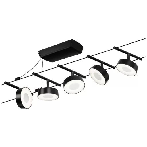 Paulmann WS DC Circle Zsinóros teljes készlet Fekete (matt), Króm