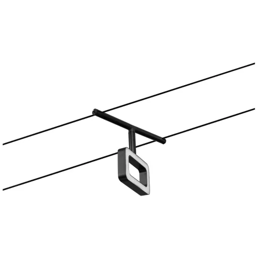 Paulmann WS DC Frame Zsinóros teljes készlet Fekete (matt), Króm