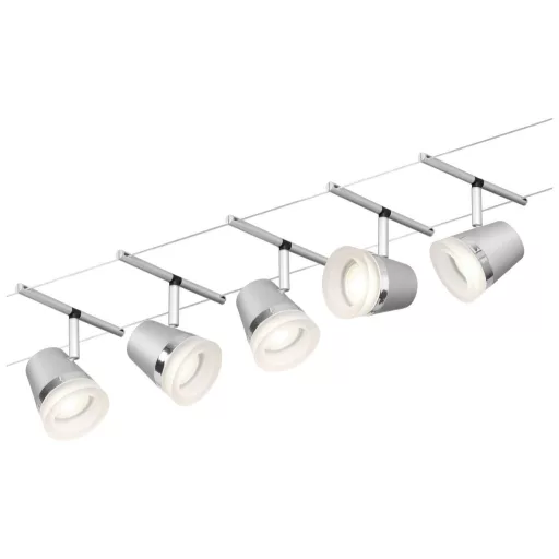 Paulmann WireDC Set Cone Zsinóros alapkészlet GU5.3 Króm (matt), Króm