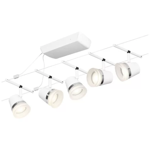 Paulmann WireDC Set Cone Zsinóros alapkészlet GU5.3 Fehér (matt), Króm