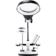   LED-es nagyítós lámpa, nagyítás: 2,5x, 5x, 6x, 10x, Toolcraft TO-7427316