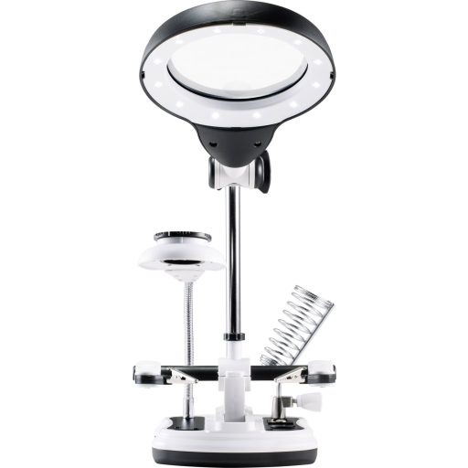 LED-es nagyítós lámpa, nagyítás: 2,5x, 5x, 6x, 10x, Toolcraft TO-7427316