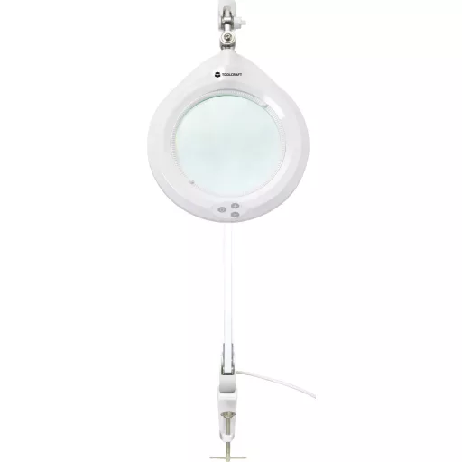 TOOLCRAFT TO-7427319 LED nagyító lámpa bilinccsel 1160 lm 178 mm (7&quot ) Nagyítási tényező=1.75 x 17.8 cm 2021-es energiahatékonysági osztályok F (A - G)