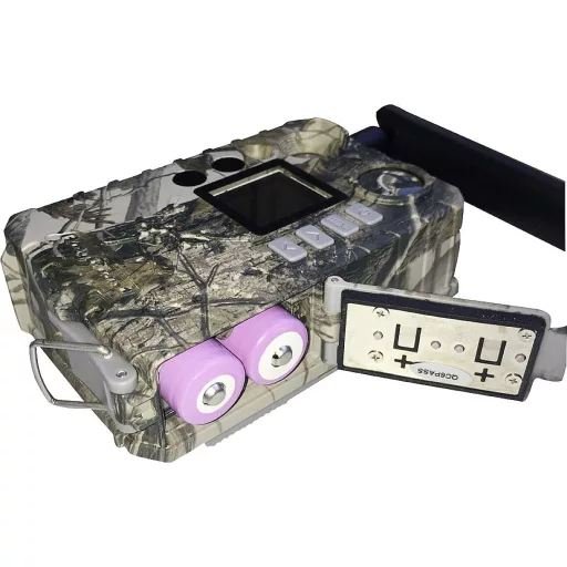 Berger & Schröter 4G/LTE BG310-M Wildkamera 18 MP, 940nm Vadmegfigyelő kamera 18 Megapixel 4G képátvitel, Hangfelvevő, Távirányító, Fekete LED-ek,