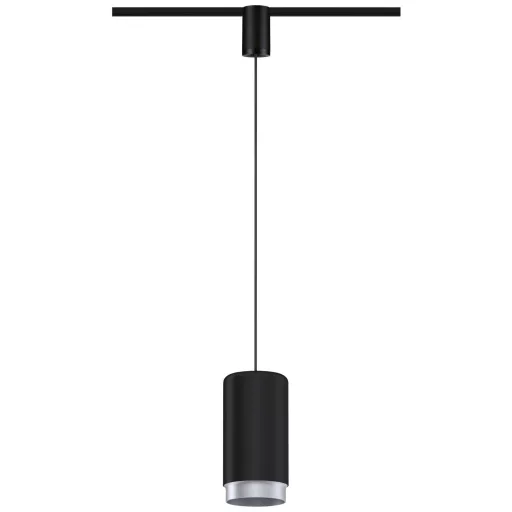 Paulmann URail Pend Corus Nagyfeszültségű sínrendszer lámpa URail E27 Fekete