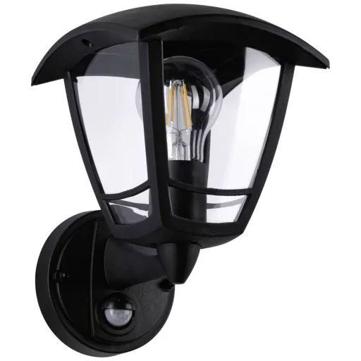 Paulmann 94647 LED-es kültéri fali lámpa mozgásérzékelővel E27 Fekete