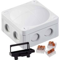   Wiska 10110403 Leágaztató doboz (H x Sz x Ma) 85 x 85 x 51 mm Szürke IP66/IP67 5 db