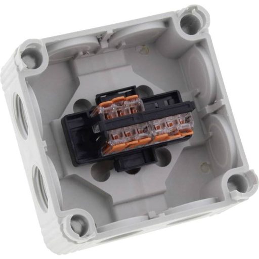 Wiska 10110403 Leágaztató doboz (H x Sz x Ma) 85 x 85 x 51 mm Szürke IP66/IP67 5 db