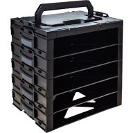   Sortimo i-BOXX Rack 6100000339 Szerszámos láda tartalom nélkül ABS Fekete
