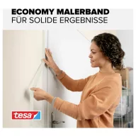   tesa Economy 55349-00000-00 Festő védőszalag Fehér (H x Sz) 50 m x 30 mm 5 db