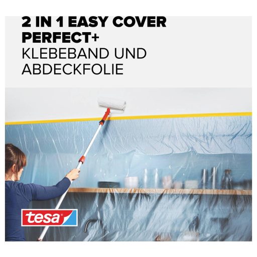tesa Easy Cover Perfect+ 56575-00000-00 Fedőfólia Sárga, Átlátszó (H x Sz) 17 m x 2.60 m 1 készlet