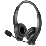   LogiLink BT0060 On Ear headset Bluetooth® Stereo Fekete Számítógép