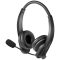 LogiLink BT0060 On Ear headset Bluetooth® Stereo Fekete Számítógép