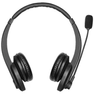   LogiLink BT0060 On Ear headset Bluetooth® Stereo Fekete Számítógép