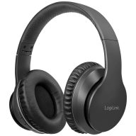   LogiLink BT0053 Over Ear fejhallgató Bluetooth® Stereo Fekete Noise Cancelling
