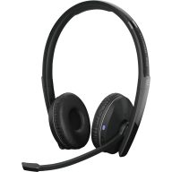  EPOS Headset Telefon On Ear headset Bluetooth® Stereo Fekete Noise Cancelling Hangerő szabályozás, Mikrofon némítás