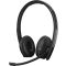 EPOS Headset Telefon On Ear headset Bluetooth® Stereo Fekete Noise Cancelling Hangerő szabályozás, Mikrofon némítás