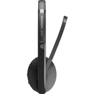   EPOS Headset Telefon On Ear headset Bluetooth® Stereo Fekete Noise Cancelling Hangerő szabályozás, Mikrofon némítás