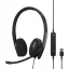 EPOS EPOS ADAPT 160T USB II - Headset - On-Ear - kabelgebunden On Ear headset Vezetékes Stereo Fekete Noise Cancelling Hangerő szabályozás, Mikrofon némítás
