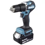   Makita DHP487RAJ -Akkus ütvefúró-csavarozó kefe nélkül, 2. akkuval, Töltővel, Hordtáskával