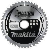   Makita Makita Efficut - Kreissägeblatt - für Holz, Metall B-68638 Körfűrészlap 190 x 30 x 1.45 mm Fogak száma (collonként): 45 1 db