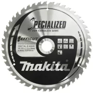   Makita Makita Specialized EFFICUT - Kreissägeblatt - für Holz, Metall B-64630 Körfűrészlap 260 x 30 x 2.15 mm Fogak száma (collonként): 45 1 db
