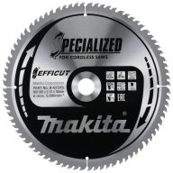   Makita B-67315 Körfűrészlap 305 x 30 x 2.15 mm Fogak száma (collonként): 80 1 db
