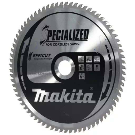 Makita E-12273 E-12273 Körfűrészlap 260 x 30 x 2.15 mm Fogak száma (collonként): 75 1 db