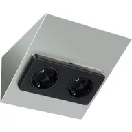   EVN 092250 Hálózati elosztó Nemesacél Védőérintkezős 1 db