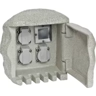   EVN 2303FE3 Kerti elosztó 3 részes Gránitszürke (matt) Kő hatás, Távirányítóval