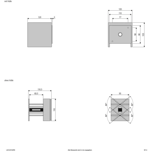 EVN EVN Lichttechnik L54120102RE LED-es kültéri fali lámpa 12 W Fehér