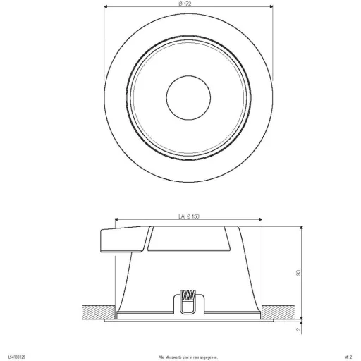 EVN L54180125 EVN Lichttechnik LED-es mennyezeti lámpa 18 W Fehér