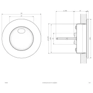   EVN P20302 P20302 LED-es fali beépíthető lámpa LED Fixen beépített LED-es 2 W Fehér