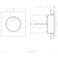  EVN P20402 P20402 LED-es fali beépíthető lámpa LED Fixen beépített LED-es 2 W Fehér