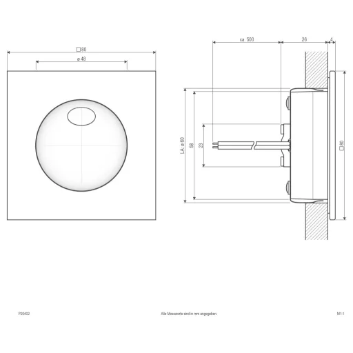 EVN P20402 P20402 LED-es fali beépíthető lámpa LED Fixen beépített LED-es 2 W Fehér