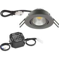   EVN PC20N91602 PC20N91602 LED-es beépíthető lámpa LED Fixen beépített LED-es 8.4 W Antracit